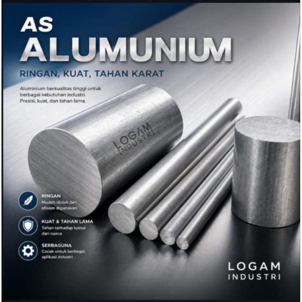 As Alumunium 45mm / as alumunium harga per 10cm