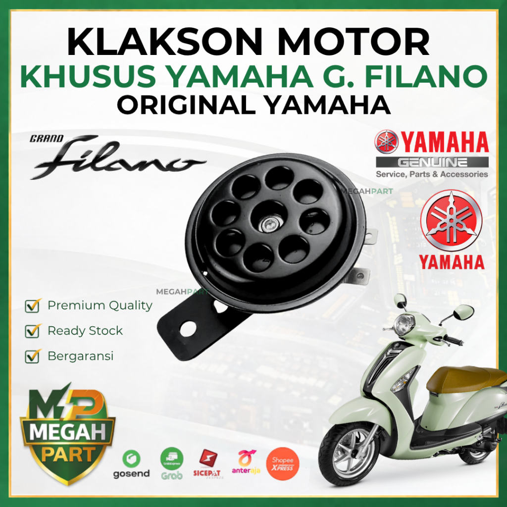 Klakson YAMAHA GRAND FILANO - ORIGINAL YAMAHA | Klakson Motor YAMAHA GRAND FILANO | Klakson GRAND FI