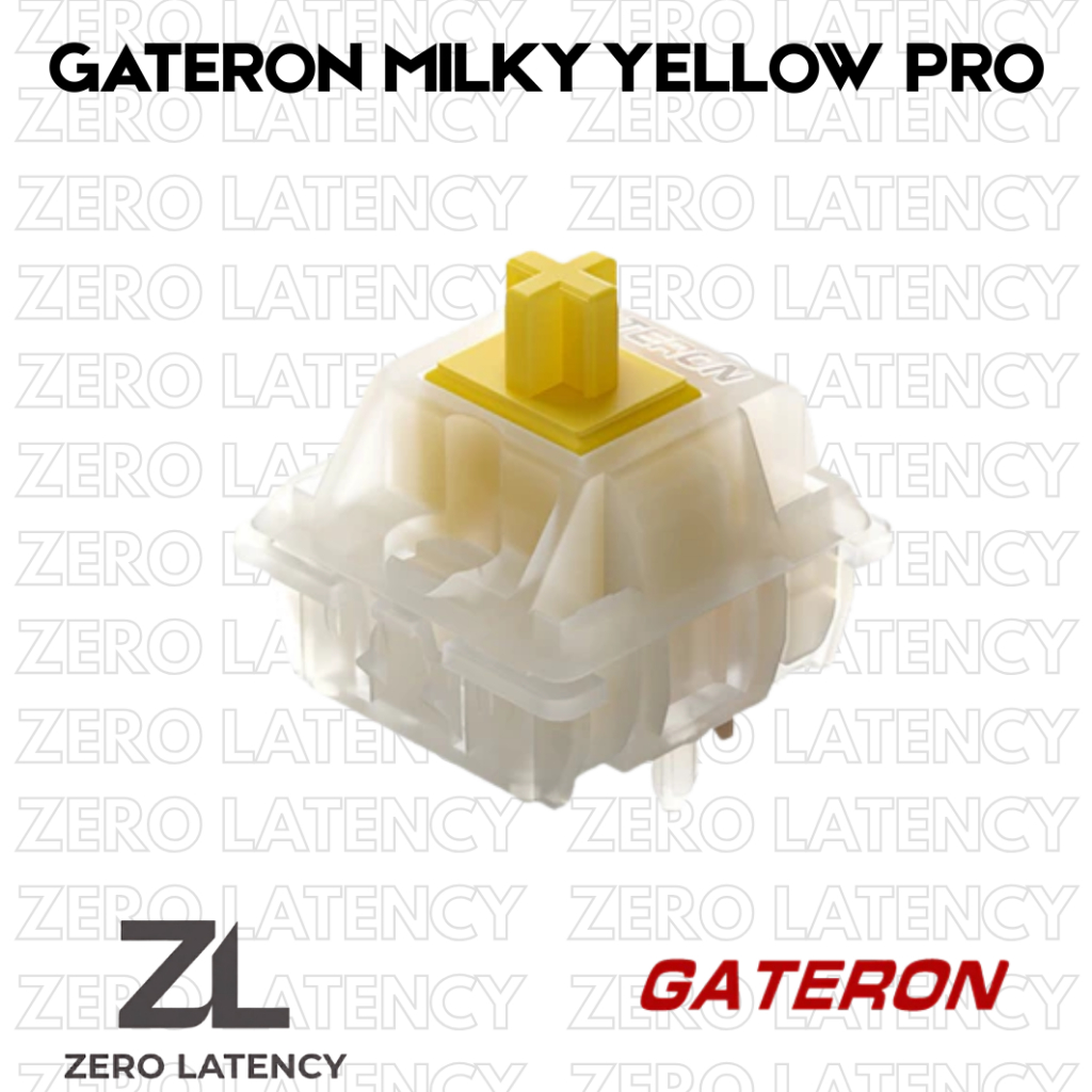 Gateron Milky Yellow Pro KS-3 Linear Switch Mechanical Keyboard Switch