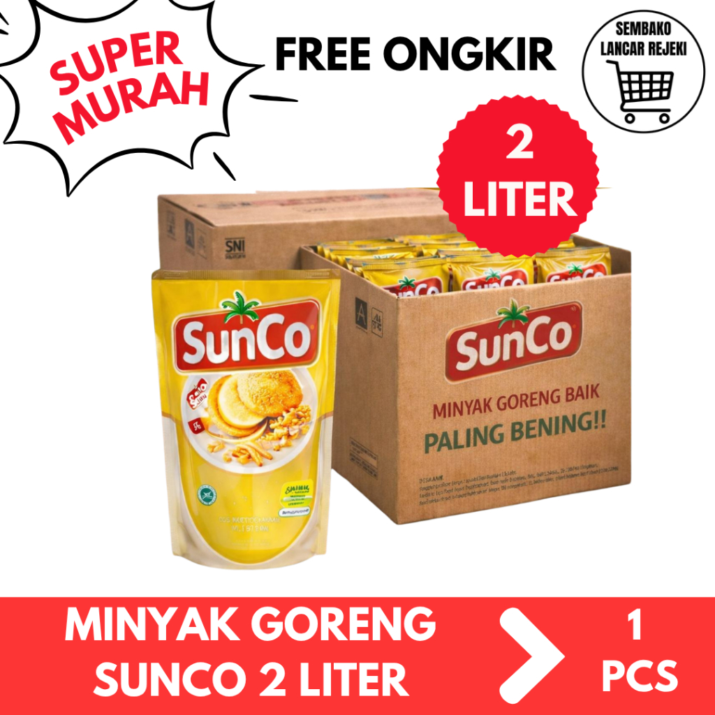 Minyak Sunco 2 Liter | Promo Minyak Goreng Sunco | Minyak Goreng Sunco 2L PROMO LANGSUNG KIRIM