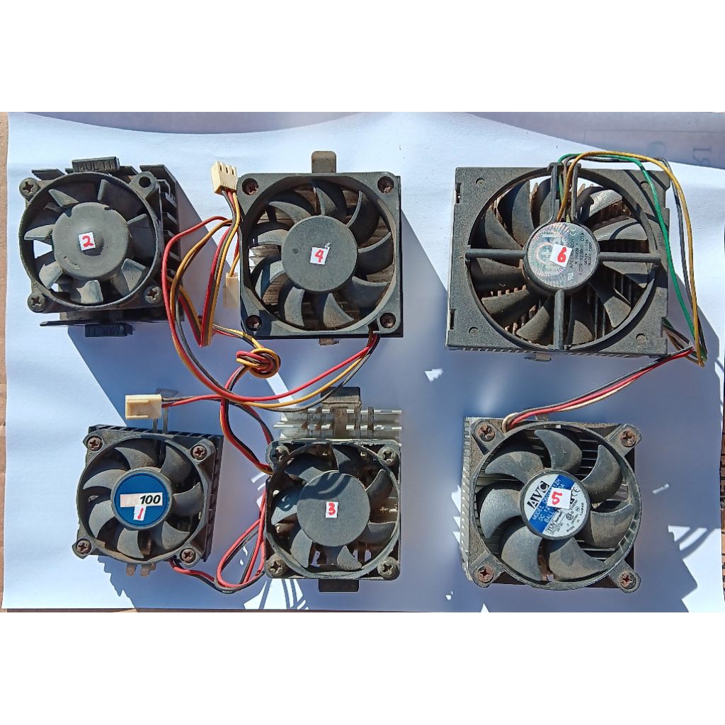Heatsink + Fan Prosesor Motherboard Socket 370 Pentium 3