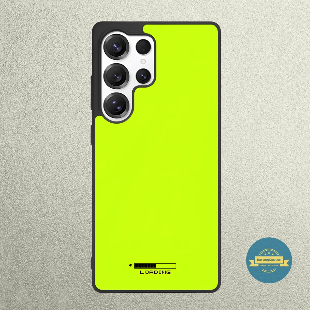 Case Samsung S26 S25 S24 S23 S22 S21 S20 S9 S8 Ultra Plus FE Edge Softcase Neon Green LOADING
