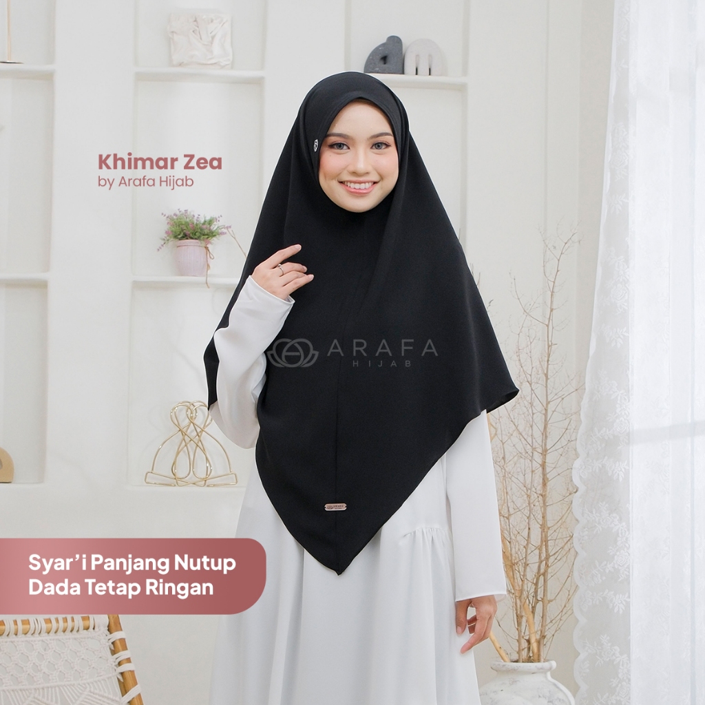 Khimar Jumbo Panjang - Jilbab Syari Instan untuk Wanita