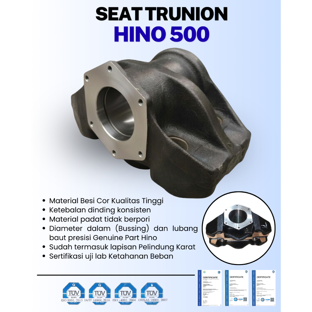 SEAT TRUNION HINO 500 BAKRIE
