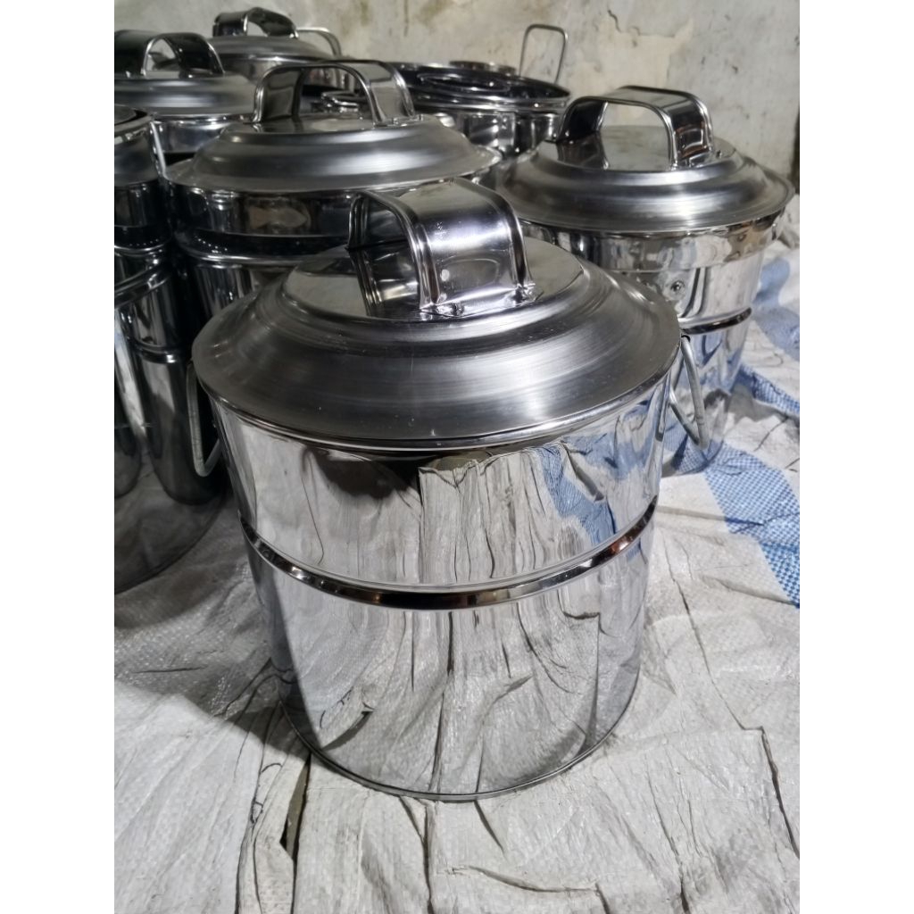 tong bakso mini stainless / dandang bakso ukuran 22 cm