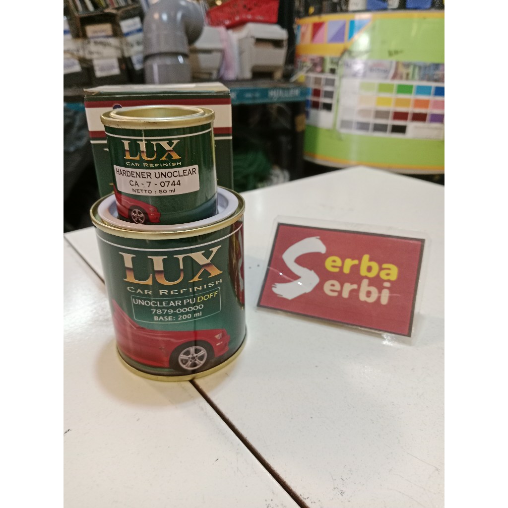 (/SET 250ML LUX CLEAR) Cat Pu clear car refinish Lux set Hardener