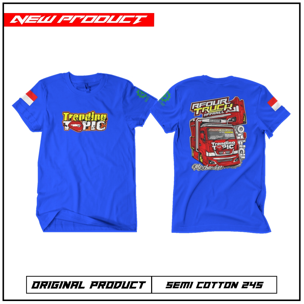 Taurus Store Kaos Trending Topic Distro T-Shirt Unisex - Kaos Pria Wanita - Kaos Driver Muda Terbaru
