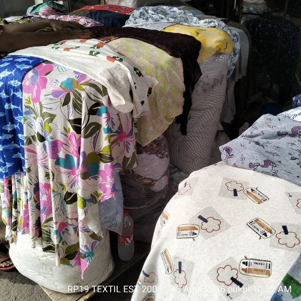 HARGA/0,5 M | KAIN KAOS CABUT JARUM | BAHAN HORNET KNIT | BAHAN MANGO KAOS | KAIN RIB SALUR STRIPE