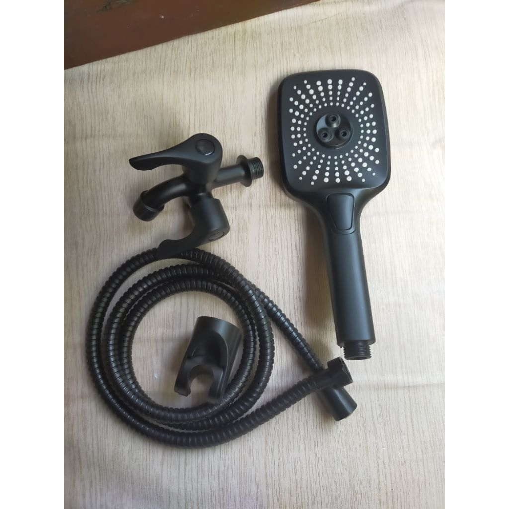 paket hand shower mandi shower kamar mandi set kran cabang