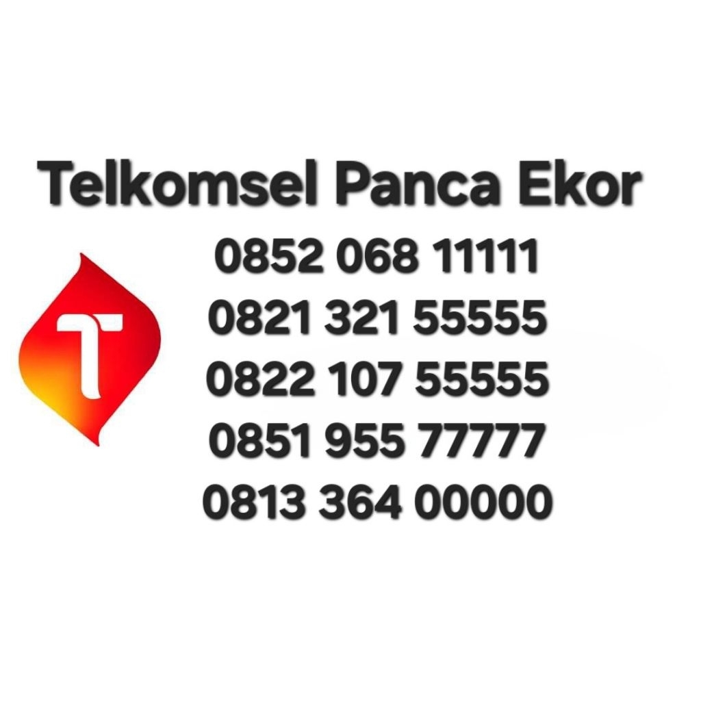 NOMOR CANTIK TELKOMSEL PRABAYAR SIMPATI SERI PANCA EKOR 11111 55555 66666 77777 00000 RAPIH - 082x 3