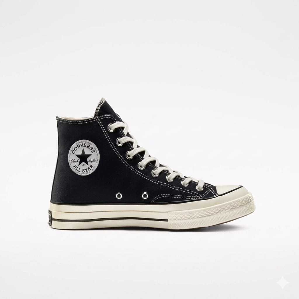Converse Chuck Taylor 70 70s Hi Black White