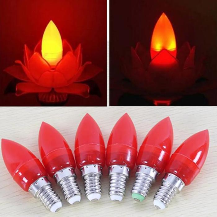Lampu Bohlam LED Sembahyang Merah / LAMPU CABE MERAH E14 2.5W
