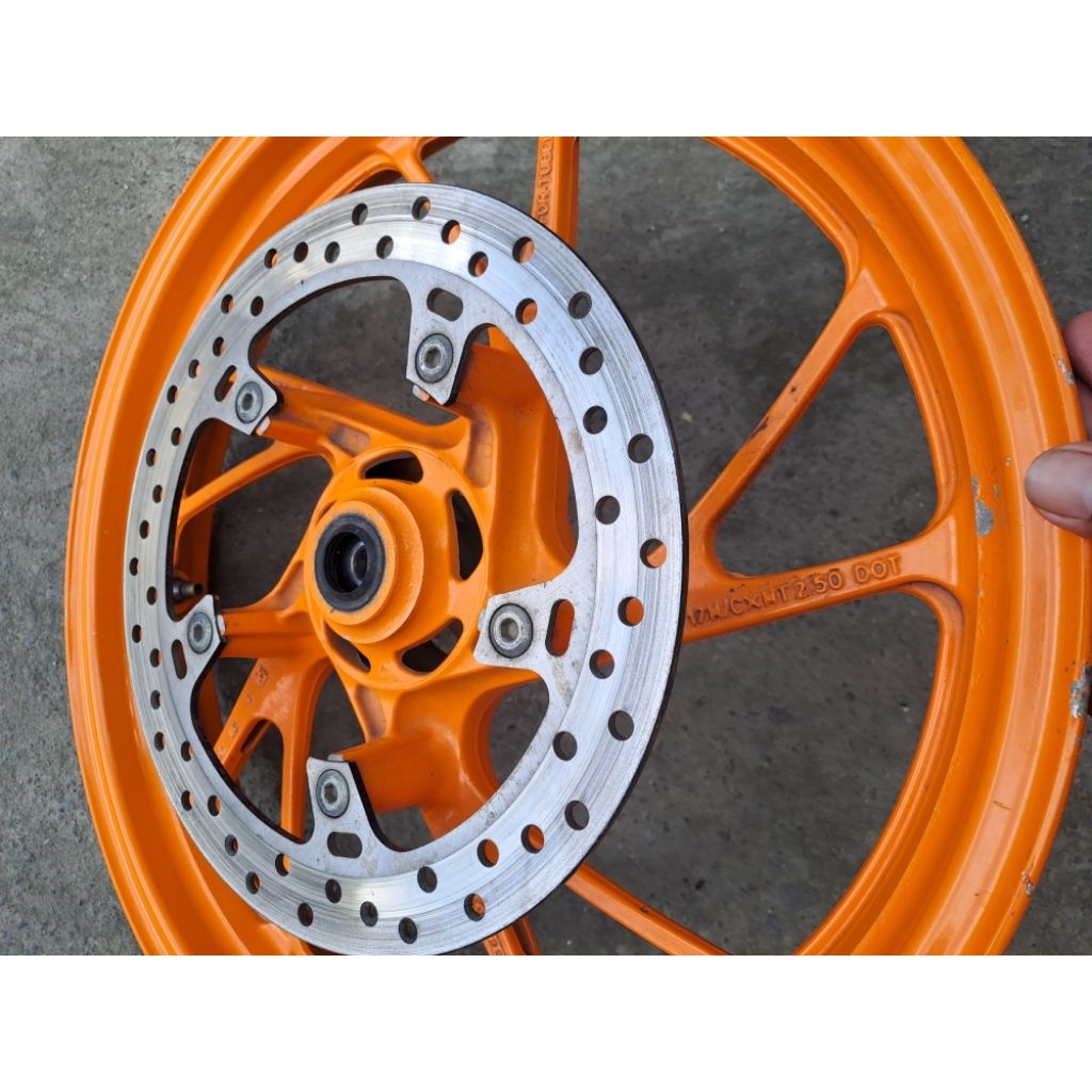 velg pelek roda depan honda new cbr150 cbr 150 repsol original