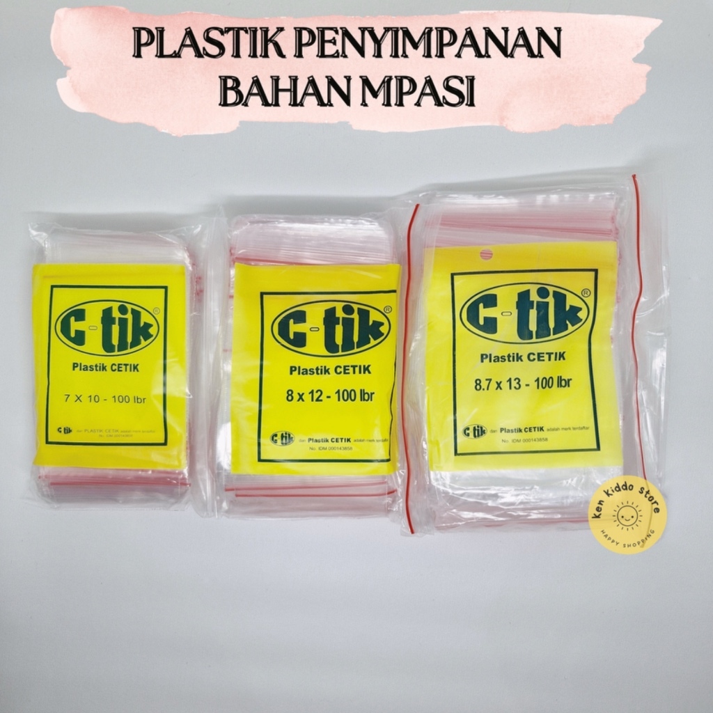 PLASTIK KLIP UNTUK MENYIMPAN BAHAN MPASI | PLASTIK KLIP PENYIMPANAN | PLASTIK MPASI | PLASTIK KLIP B