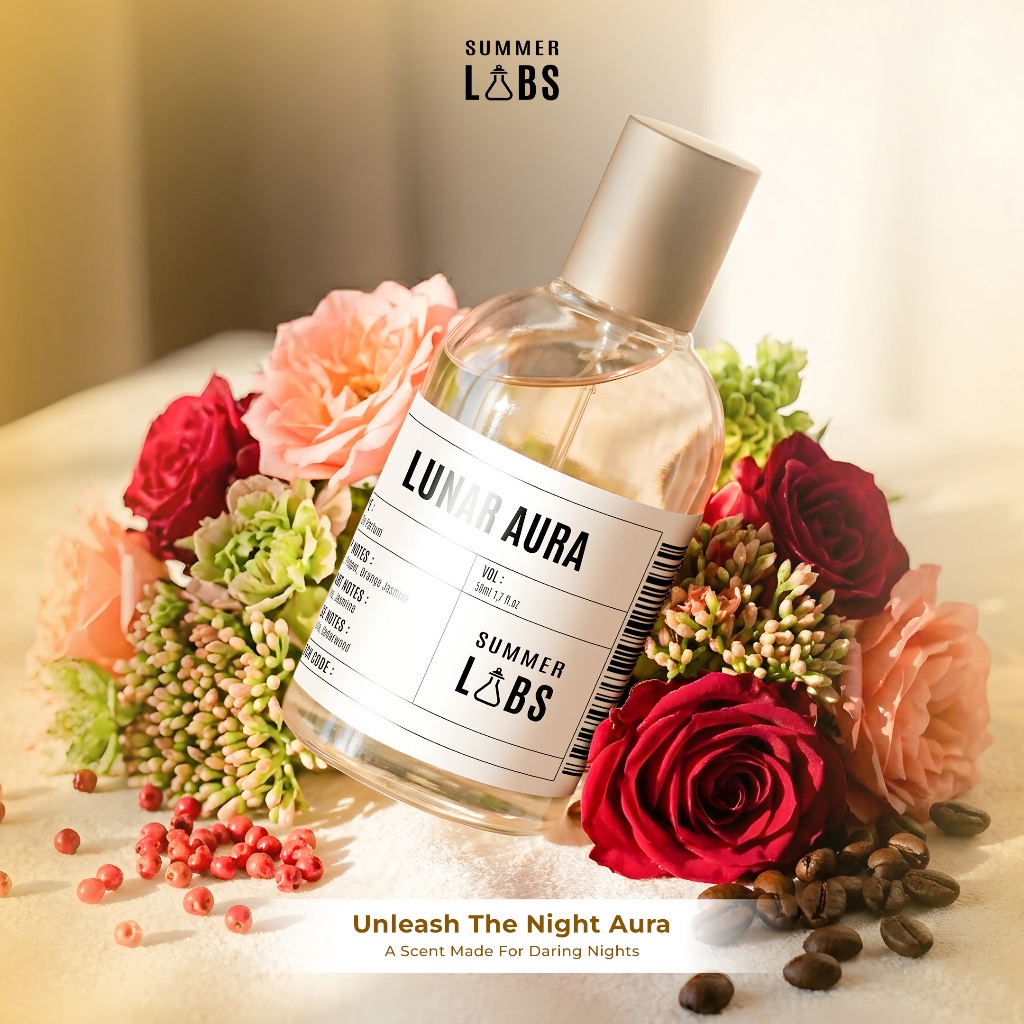 SummerLabs Lunar Aura Parfum Unisex Aroma Sweet Warm Sensual Cocok Date Night dan Malam Hari