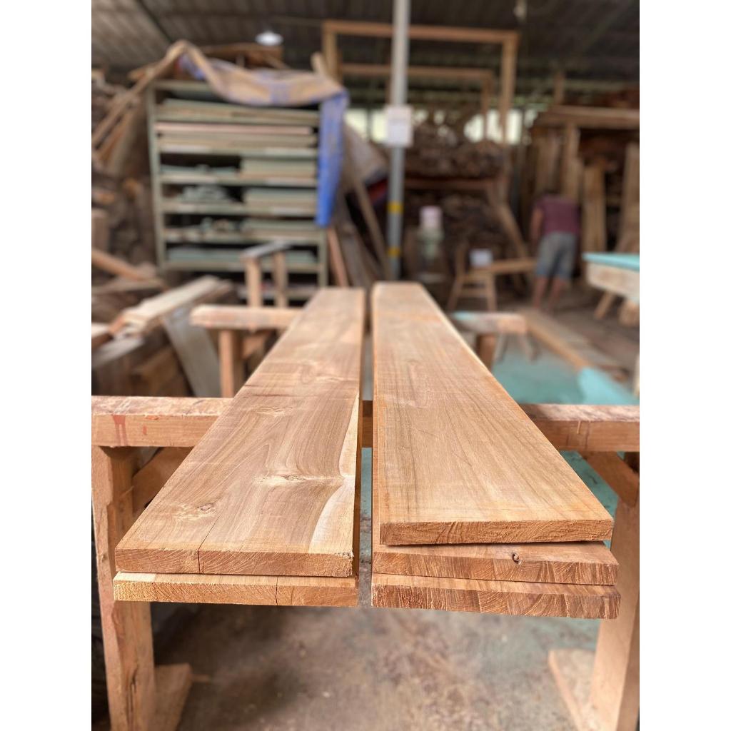 kayu jati perhutani TPK 2x8x200cm / papan jati 20mm x 80mm x 2000mm / papan kayu jati asli serut hal
