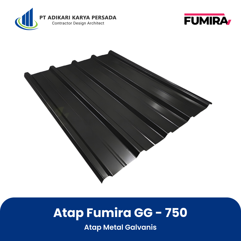 Atap Fumira GG - 750 Atap Metal Galvanis Fumira