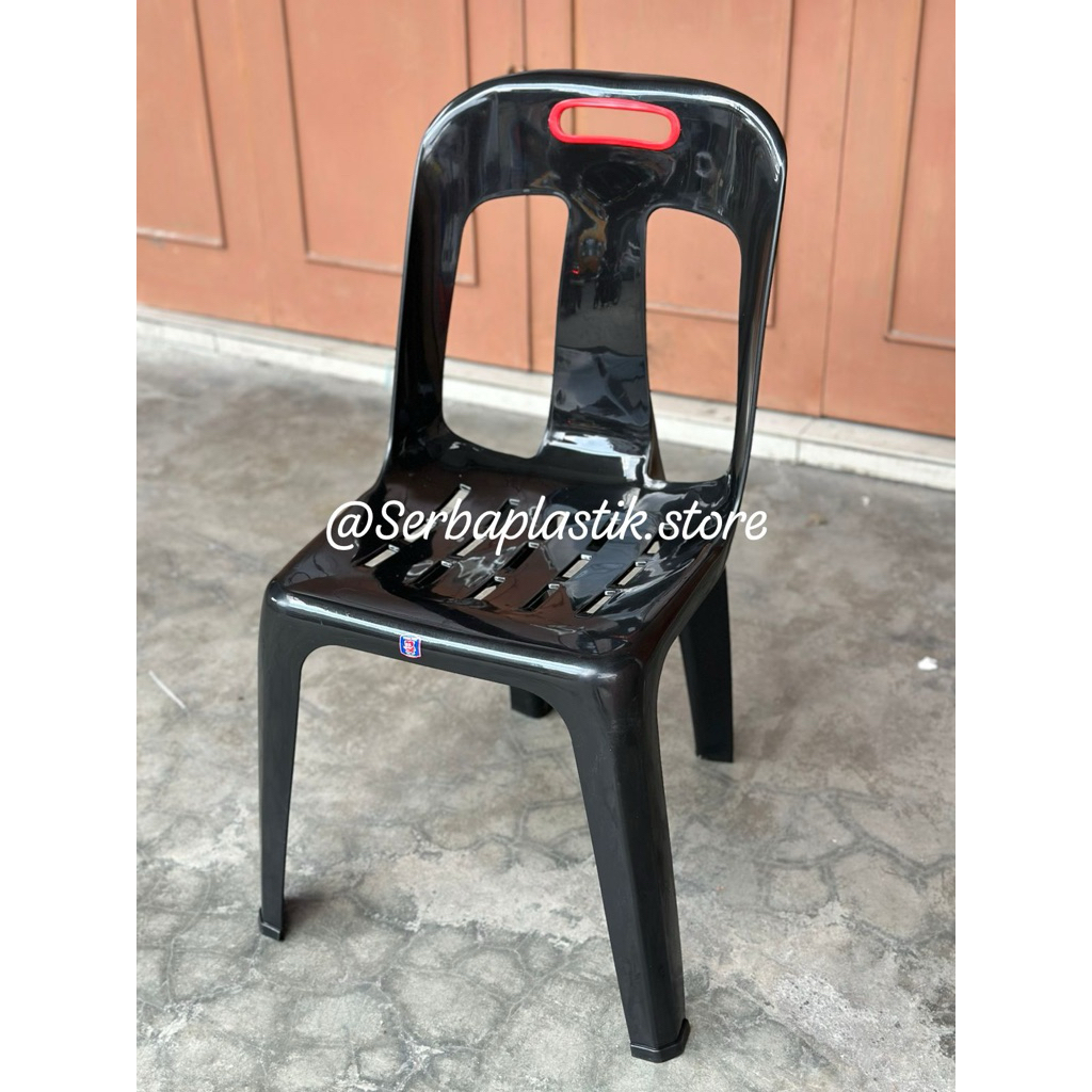 Kursi hitam / kursi makan 188 / kursi senderan pesta cafe nikahan kantin warung plastik warna / kurs