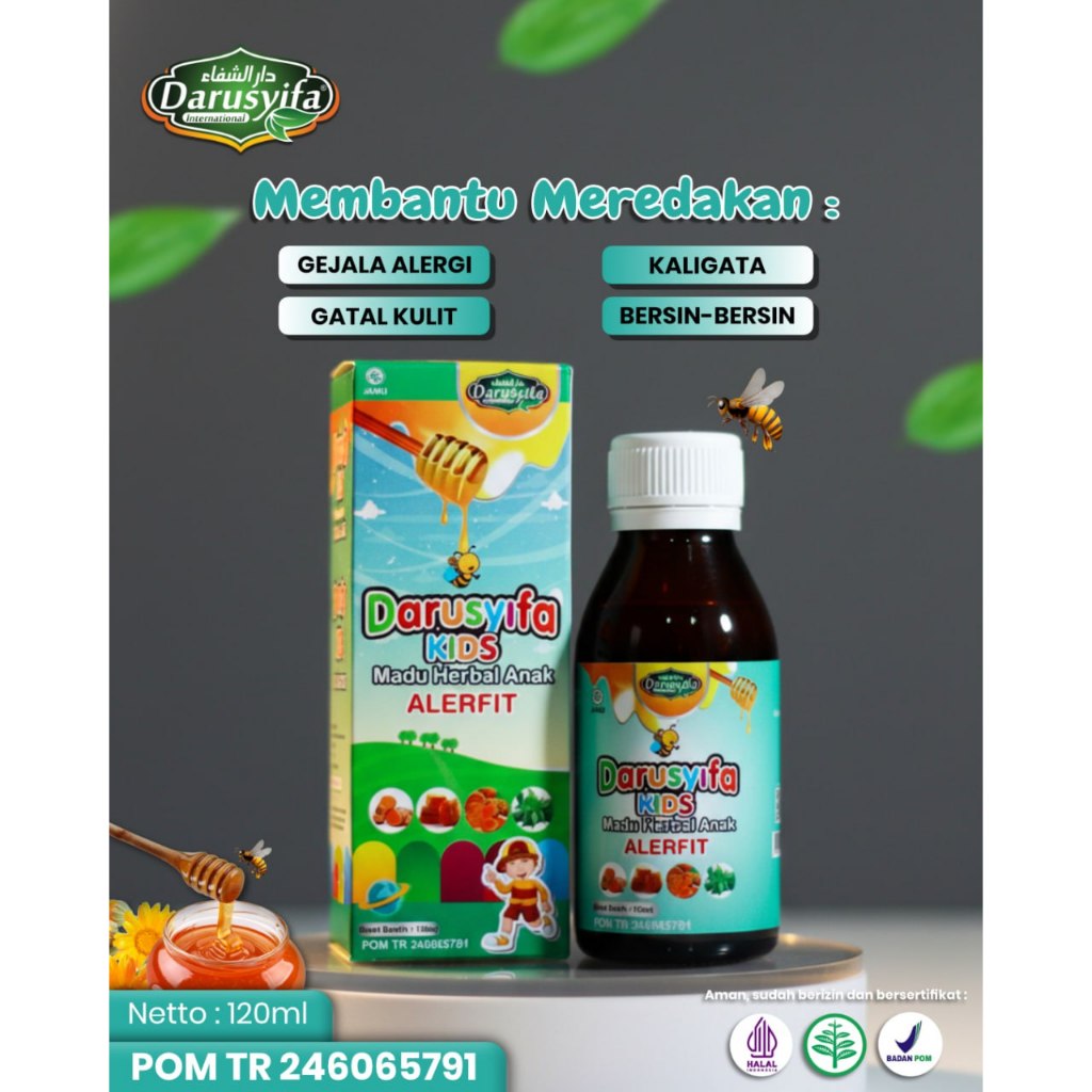 solusi alergi anak gatal gatal madu kids darusyifa alerfit
