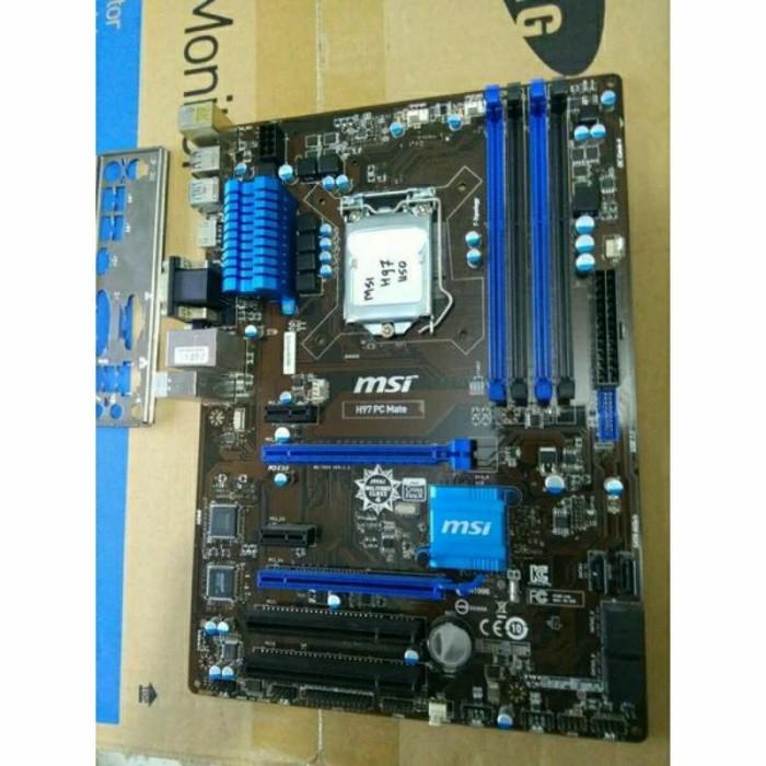 Motherboard Pc Gaming Msi H97 Pc Mate Socket 1150 Terbaru Murah Bagus