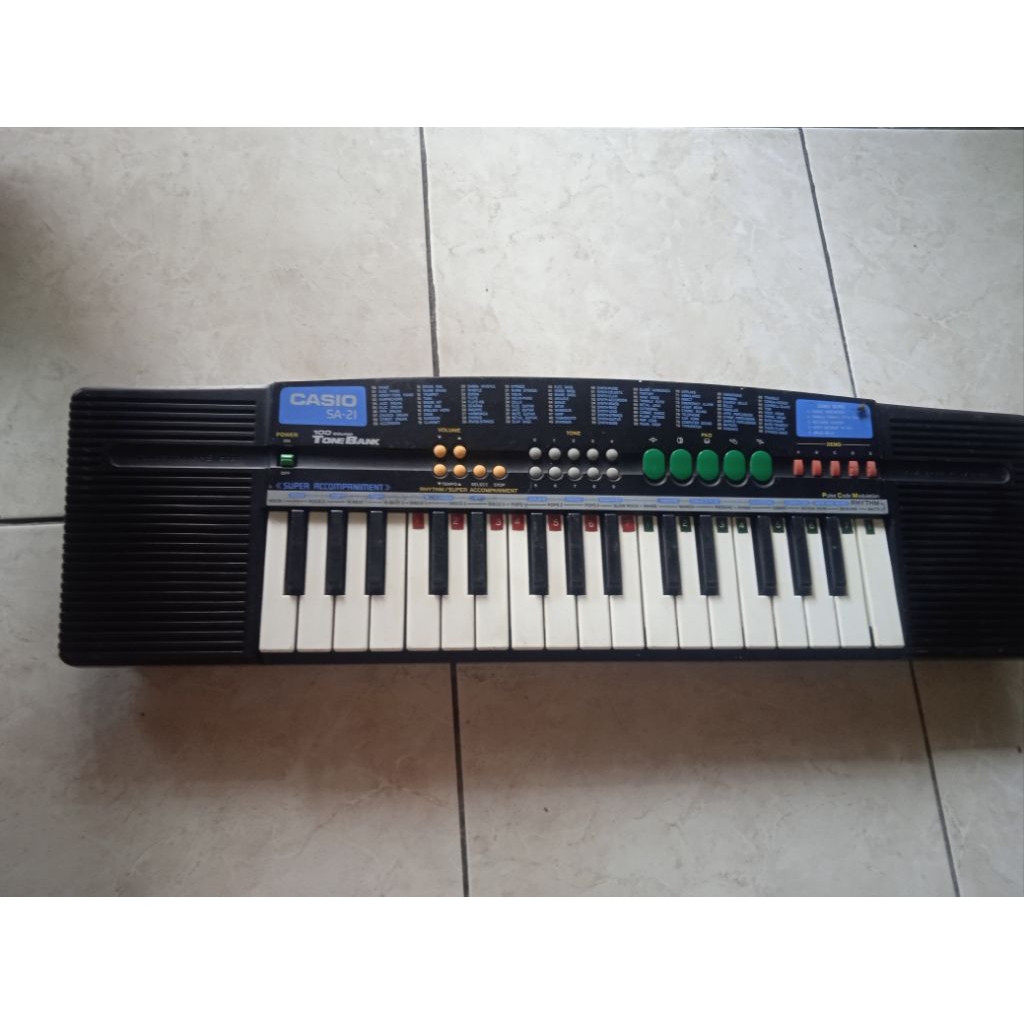 piano Casio sa 21 bekas normal