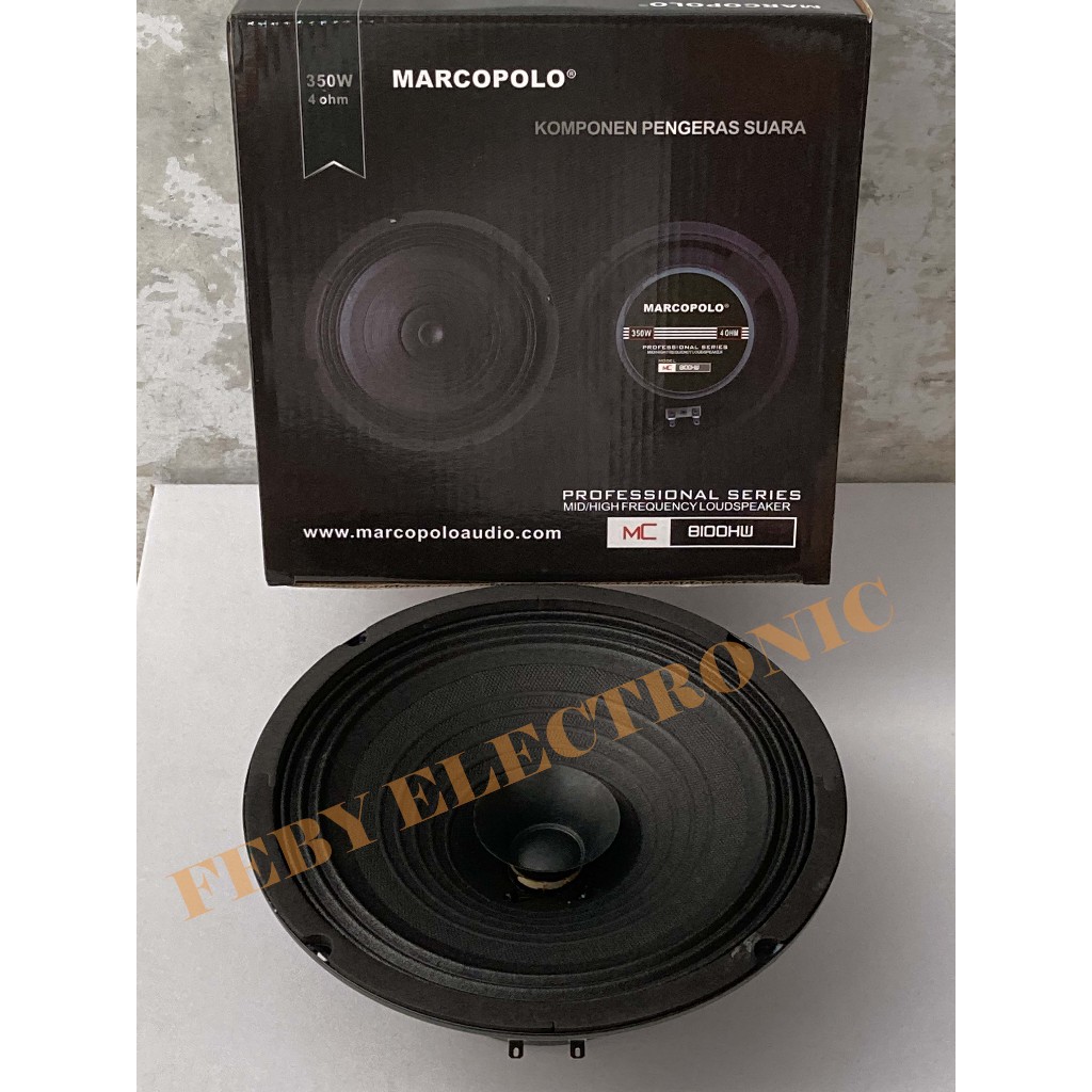 SPEAKER MARCOPOLO 8 INCH MC 8100 HW ORIGINAL FULL RANGE 350 WATT 4 OHM