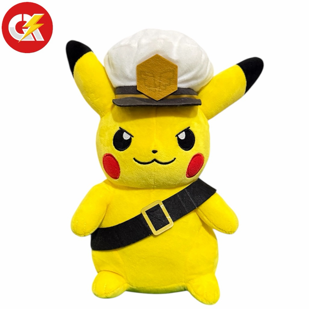 Boneka Plush Pokemon Captain Pikachu Pokemon Horizon original Pokemon Banpresto
