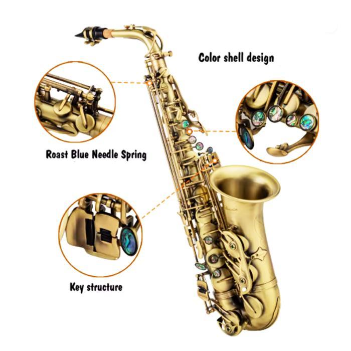 Saxophone Curve Soprano Baby Saxophone Soprano 6434ANB Original