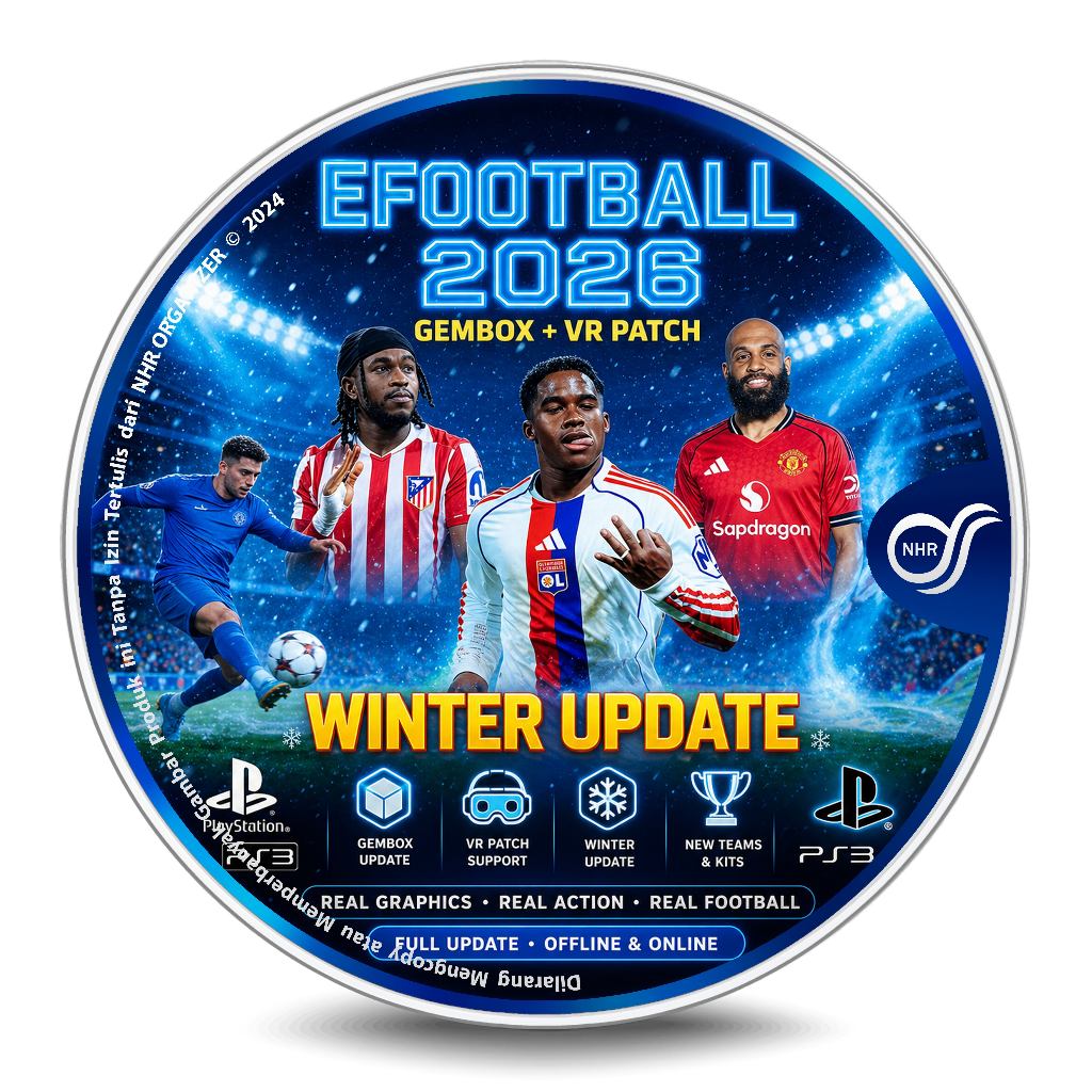 Game Bola PS3 Update Terbaru 2026 PKG (Hen) | Patch VR / Gembox Winter Transfer