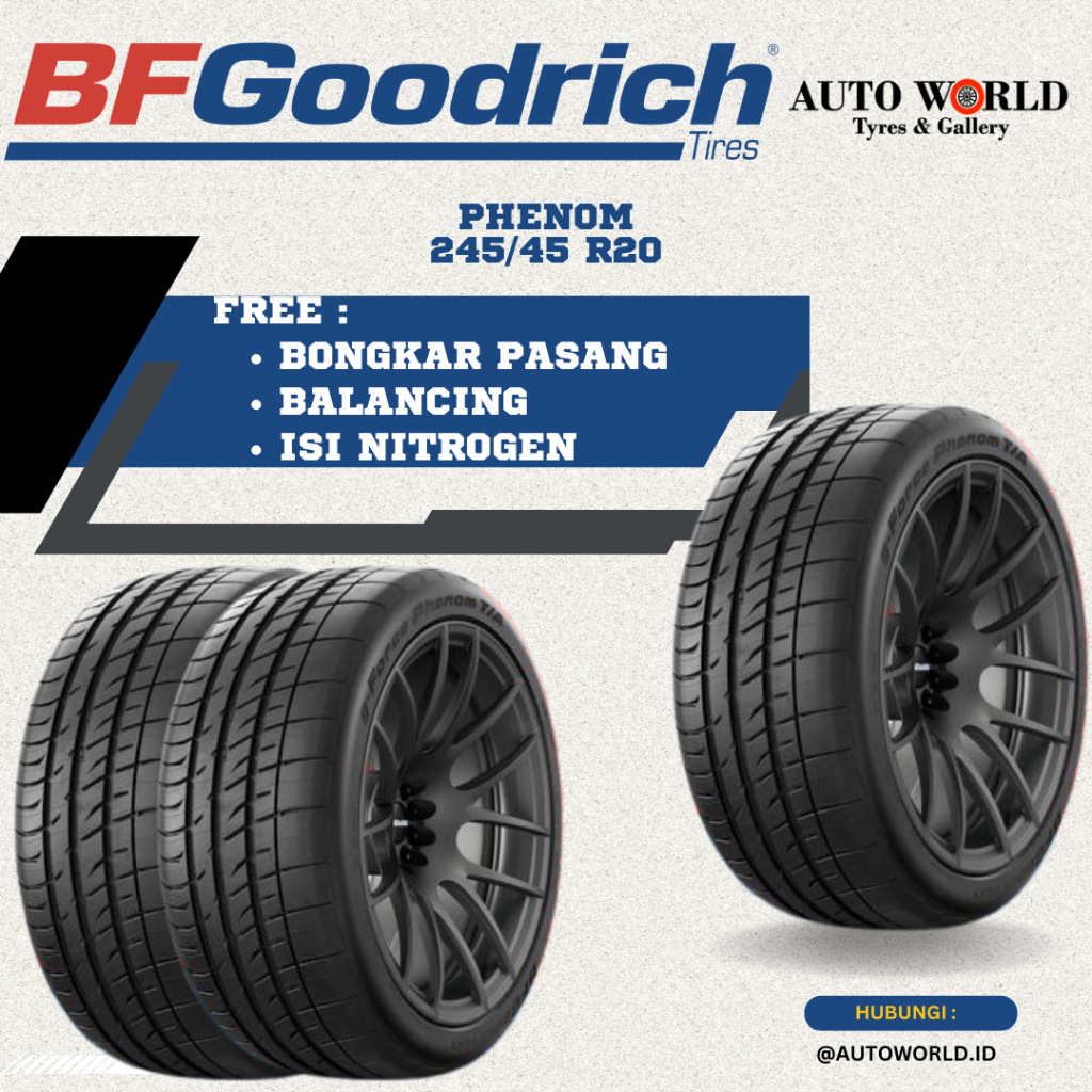Ban BFGoodrich G-Force Phenom T/A ukuran 245/45 R20