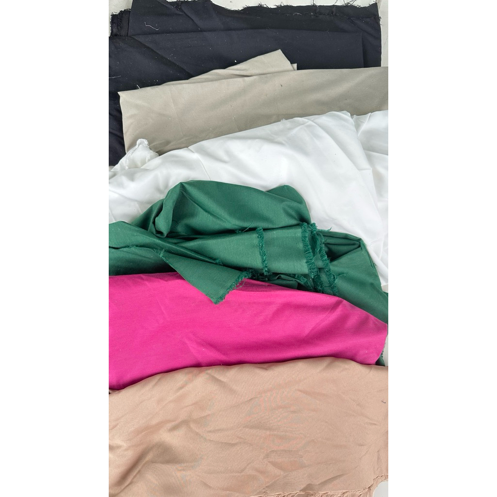 Kain perca katun / kain sisa produksi