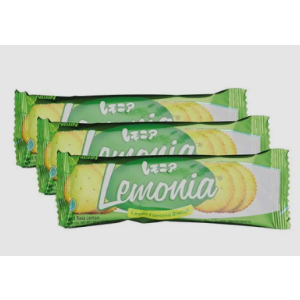 NISSIN LEMONIA  18GR Renteng ISI 10 | lemonia lemon | lemonia coklat /coconut