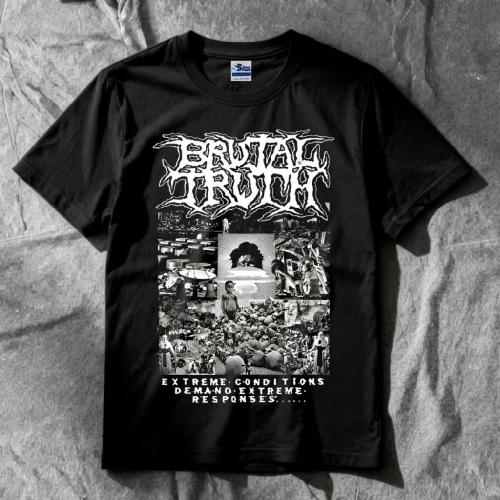 Tshirt Brutal Truth Lengan Pendek