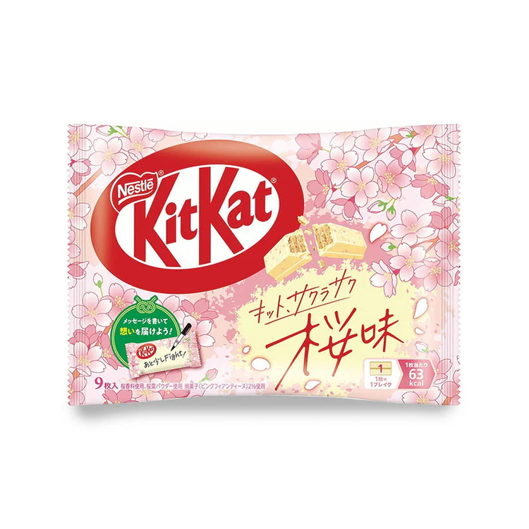 KitKat Sakura Saku Cherry Blossom Flavor Limited Edition Jepang isi 9 pcs