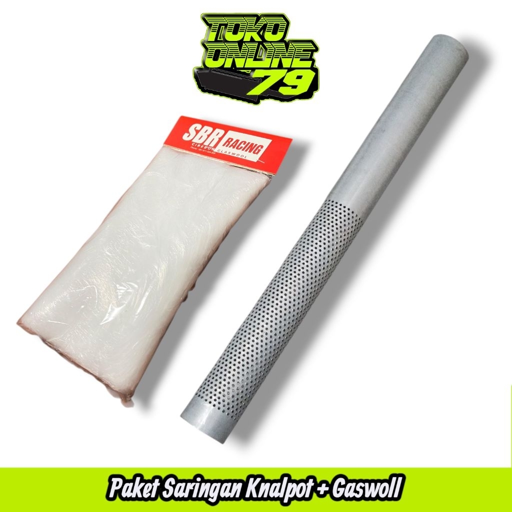 Saringan Knalpot + Gaswoll Serat Putih Saringan Knalpot inlet 38 rata copy tzm cms vnd zrc tsugigi d