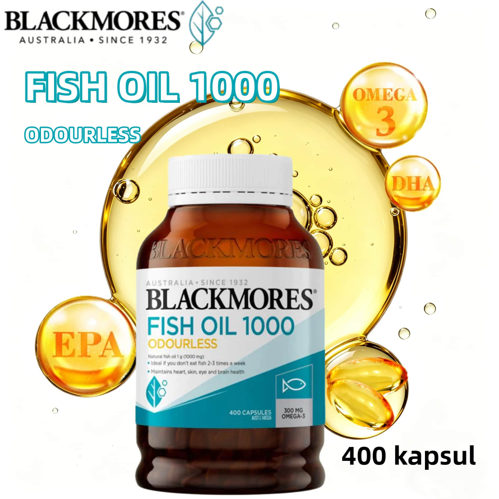 Blackmores Odourless Fish Oil 1000mg 400 capsules