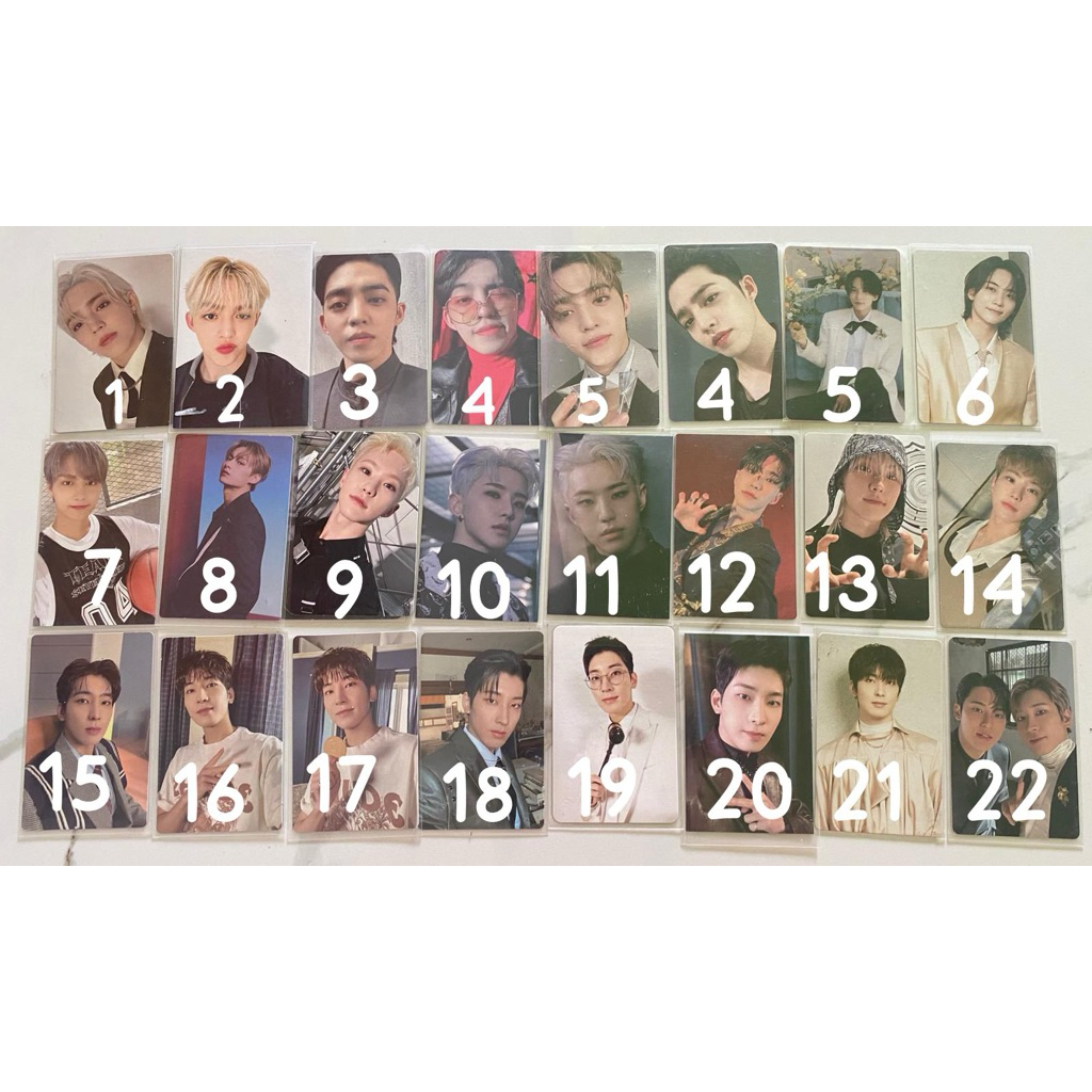 PHOTOCARD SEVENTEEN SEUNGCHEOL JEONGHAN JUN HOSHI WONWOO MINWON