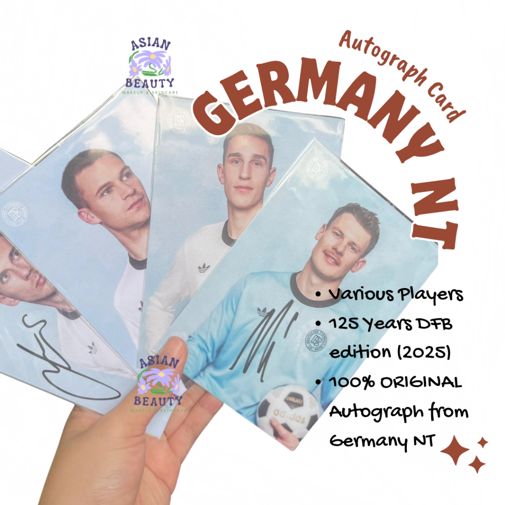 [100% ORI] Kartu Tanda Tangan Autograph Card Player Signed DFB Germany NT National Team Timnas Jerma