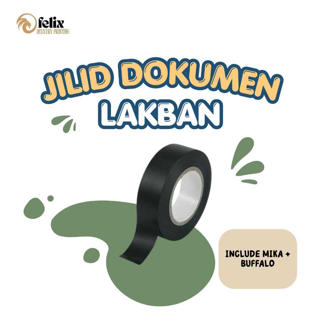 jilid lakban mika/ jilid makalah/ jilid proposal
