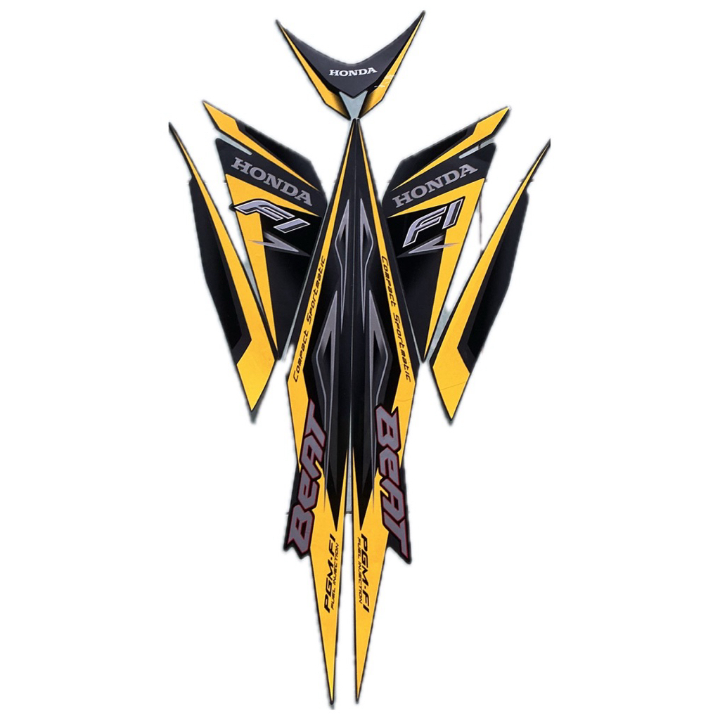 STIKER STRIPING LIS MOTOR HONDA BEAT COMBI 2014
