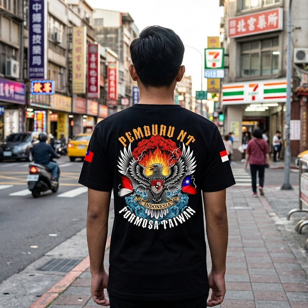 Kaos Anak Rantau Taiwan Bahan Katun Combed 24s Baju Dewasa Standar Distro #4