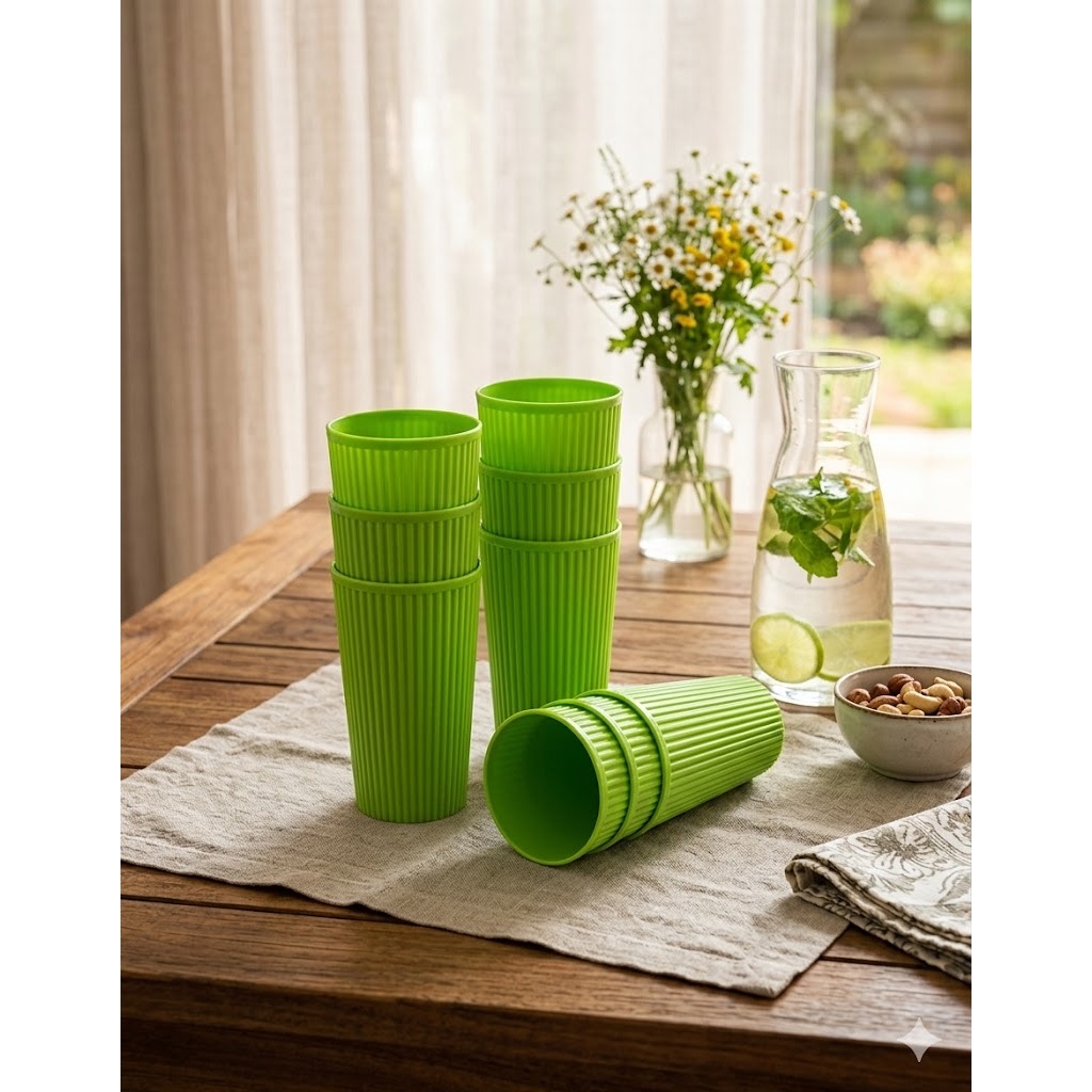 GELAS PLASTIK TUMBLEER / GELAS MINUM PLASTIK GELAS PLASTIK BAMBU