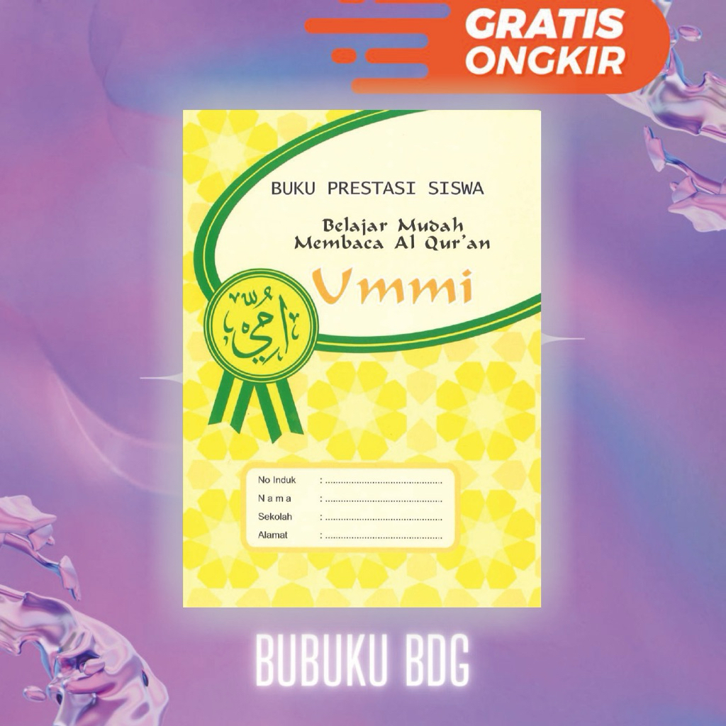 Belajar Mudah membaca Al-Quran Ummi Buku Prestasi Siswa