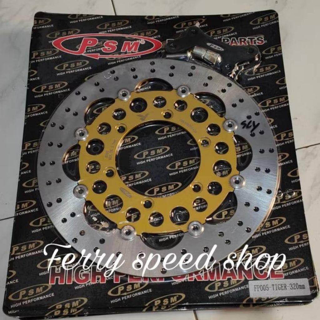 disc brake cakram PSM Tiger old 150r old Megapro new Verza / disc depan PSM 320mm Tiger old