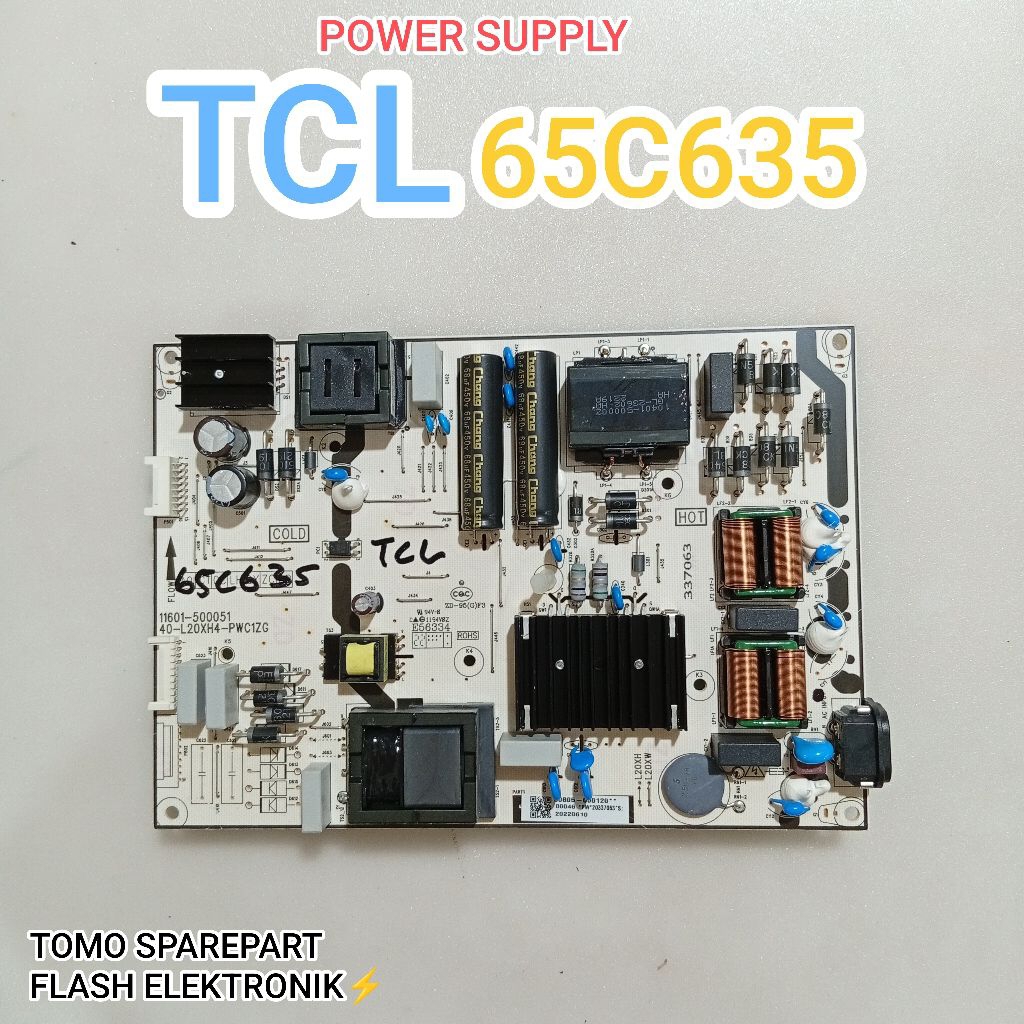POWER SUPPLY TV TCL 65C635