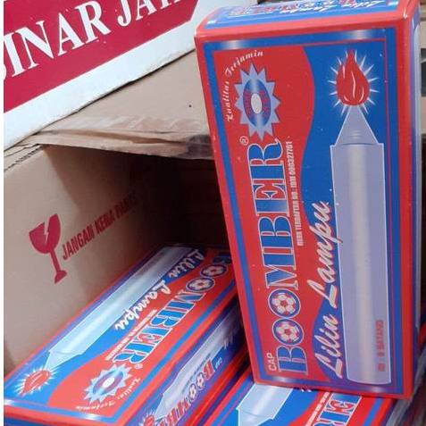 6 pack lilin boomber isi 8/pack lilin bomber lampu lilin