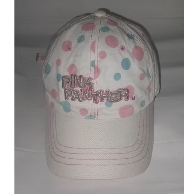 TOPI PINK PANTHER motif polkadot keren