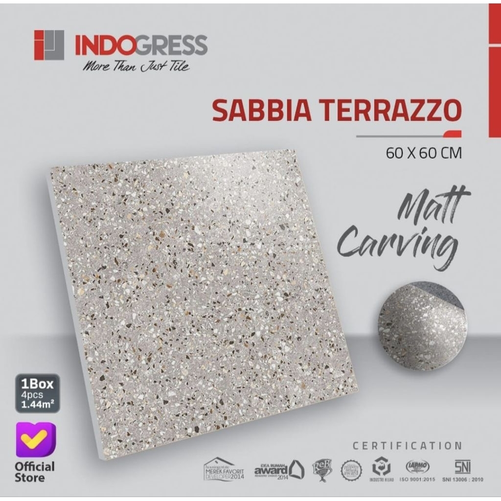 Granite 60x60 Indogress Sabbia Terrazzo | Matt