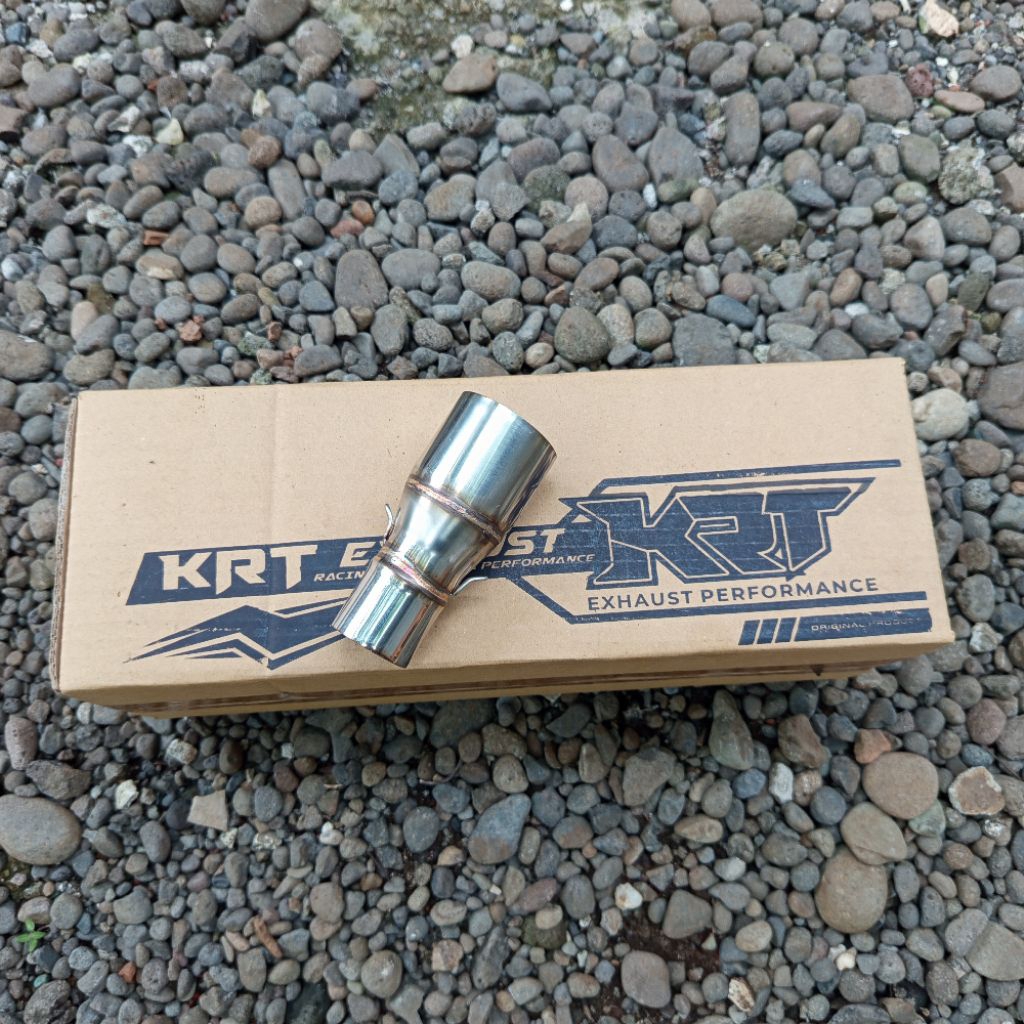 TOP TERLARIS : Slip on 50mm ke ,38mm Panjang 12cm Adaptor Penyambung Knalpot Klx Crf Dtracker Wr155 