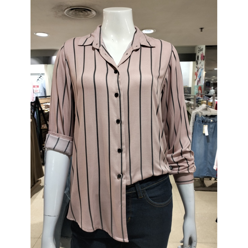 C2 Outfitters Koropi Navy Casual Oversize Shirt